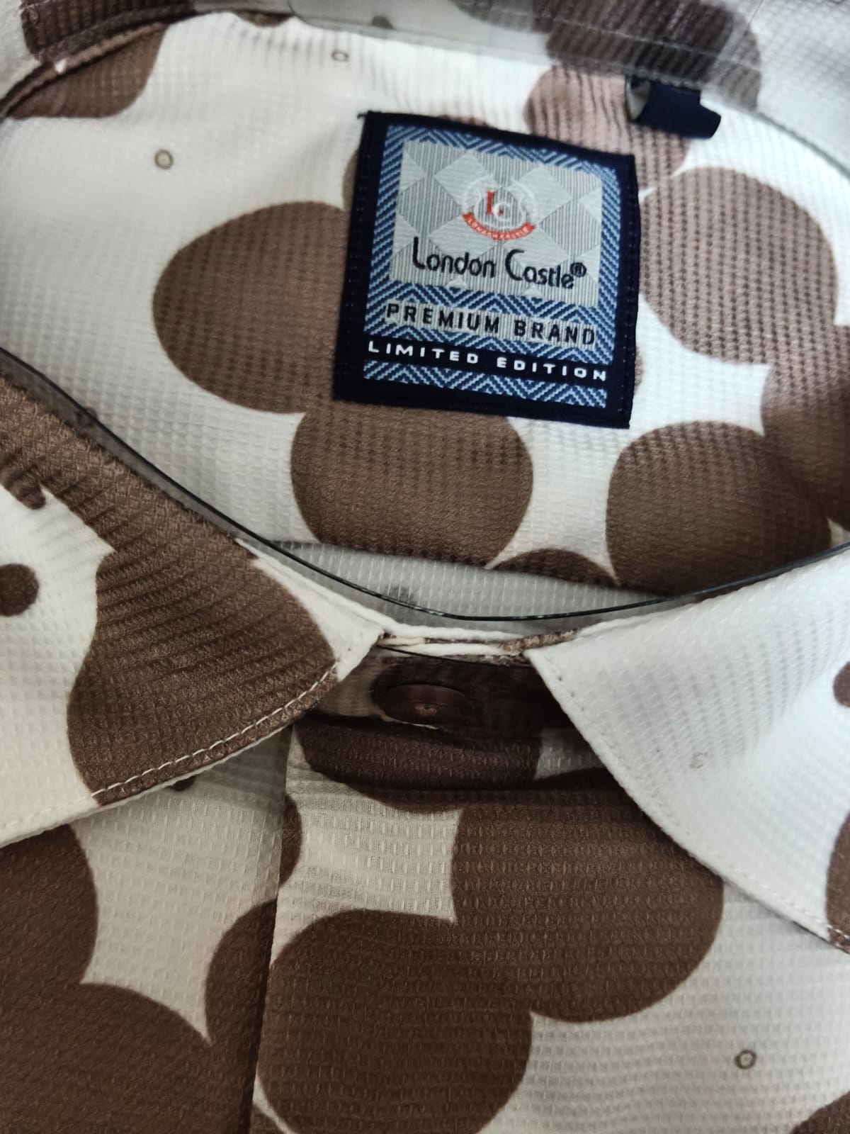 London Castle: Men's Printed Half-Sleeve Casual Shirt