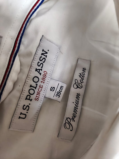 U.S. Polo Assn. Men's Solid White Button-Down Shirt