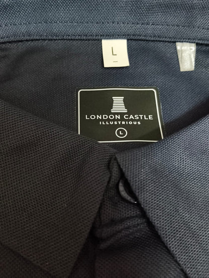 London Castle Classic Navy Polo T-Shirt