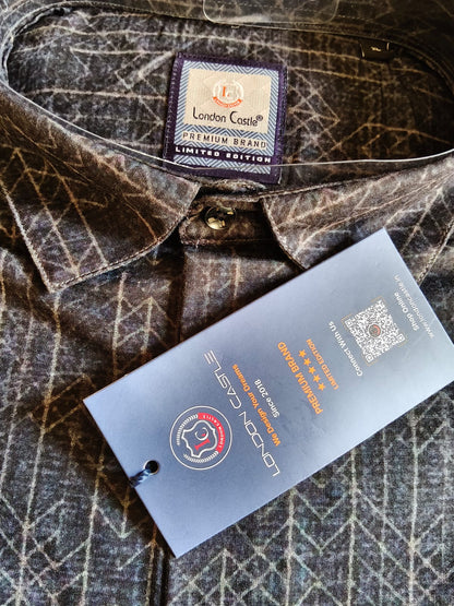 London Castle Men’s Classic Textured Shirt