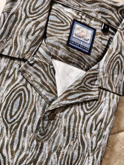 London Castle Men’s Printed Casual Shirt