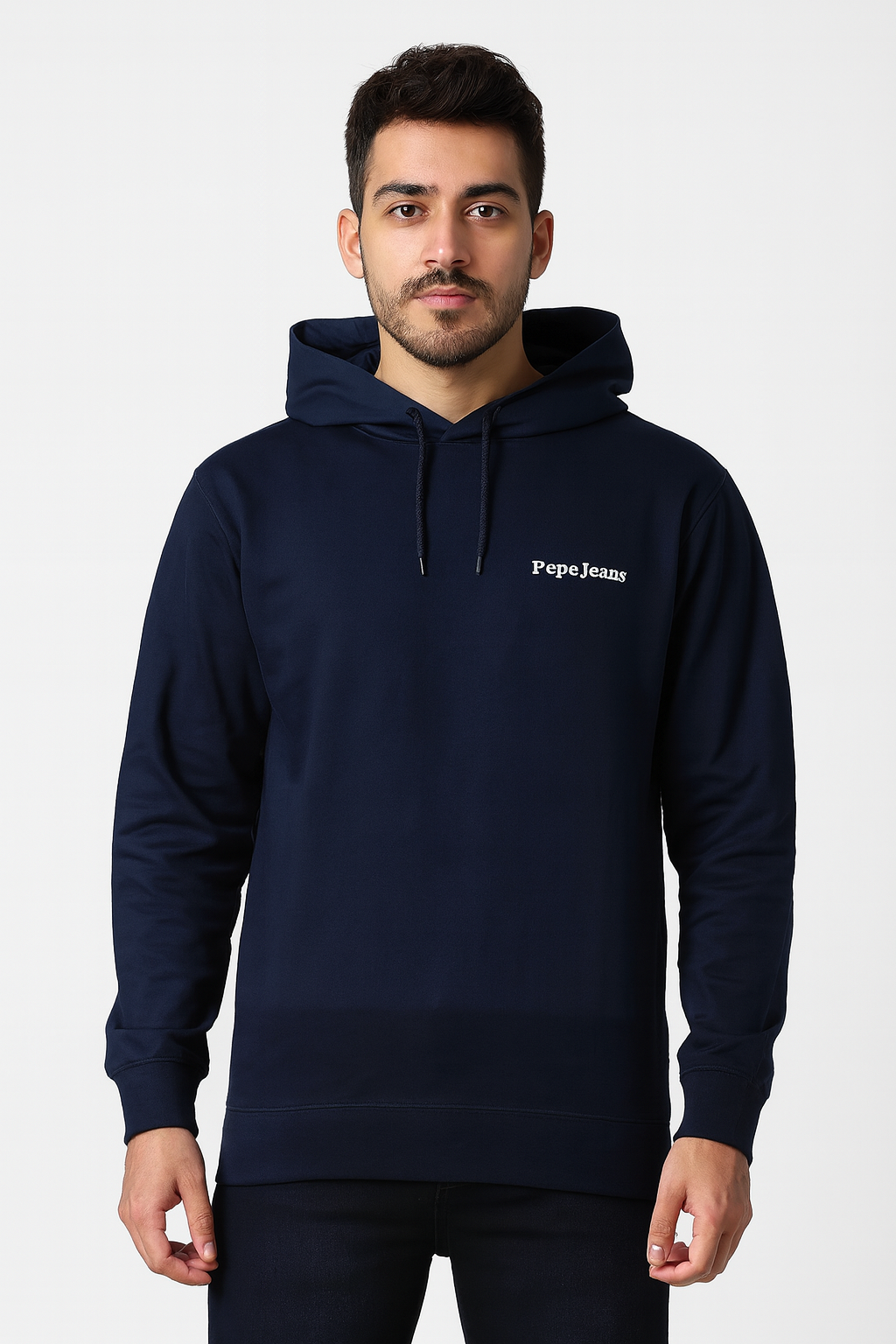 Men’s Navy Blue Hoodie – Casual & Comfortable