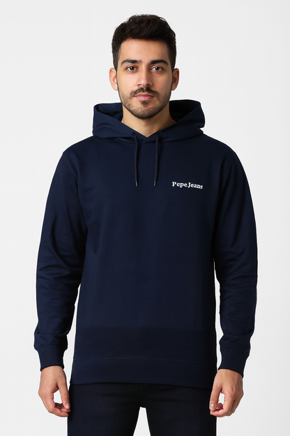 Men’s Navy Blue Hoodie – Casual & Comfortable