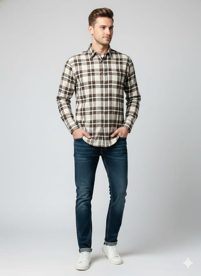 London Castle Men’s Checked Shirt