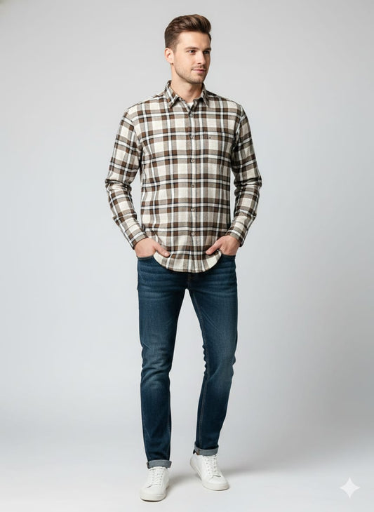 London Castle Men’s Checked Shirt