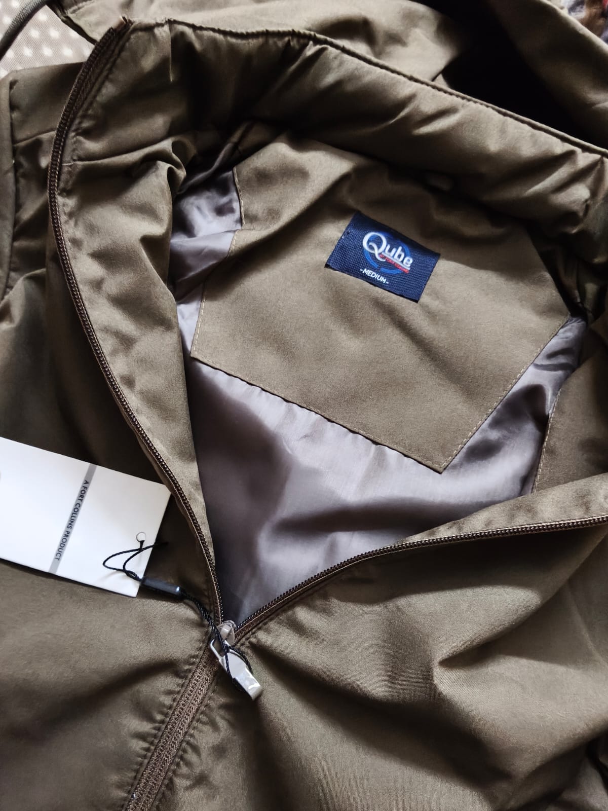 Men’s Olive Green Hooded Jacket