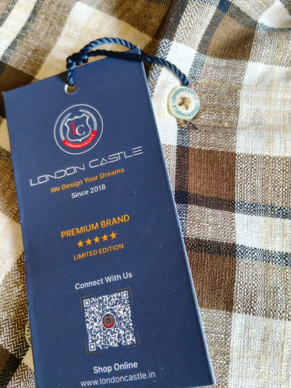 London Castle Men’s Checked Shirt